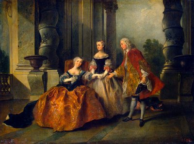 Scéna z tragédie Le Comte d