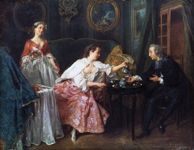 Čtyři časy dne: Ráno, 1739 od Nicolas Lancret