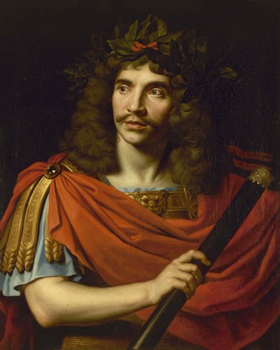Molière v roli Julia Caesara ve Smrti Pompeia od Pierra Corneille, 1656. od Nicolas Mignard