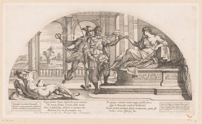 Odysseus s Circe Příběhy z Odyssey (název série) od Nicolas Mignard