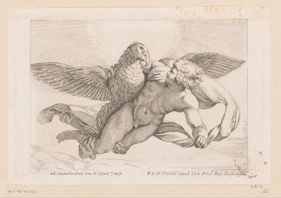 Únos Ganymeda od Nicolas Mignard