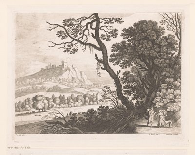 Venuše a Adonis od Nicolas Perelle