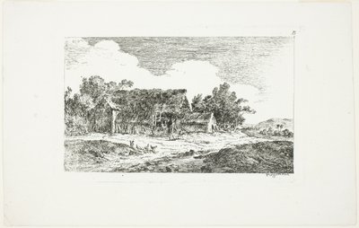 Krajina, z knihy Deuxieme Cahier de Paysage od Nicolas Perignon