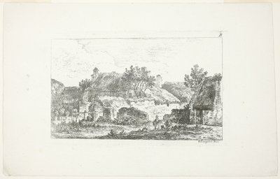 Krajina, z knihy Deuxieme Cahier de Paysage od Nicolas Perignon