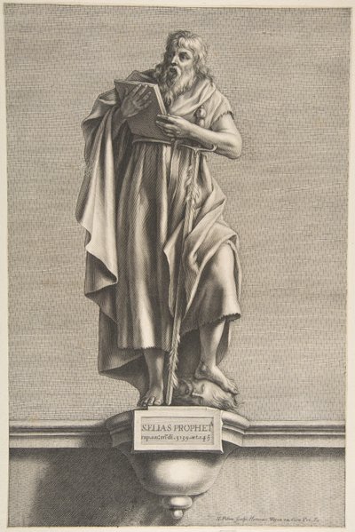 Prorok Eliáš.n.d. od Nicolas Pitau