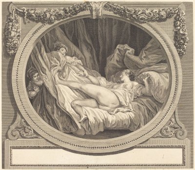 Sklenice vody od Nicolas Ponce after Jean Honoré Fragonard