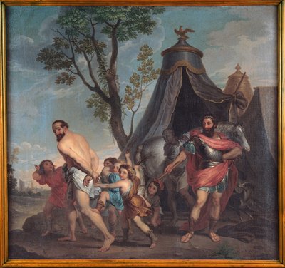 Camillus a školník z Falerii od Nicolas Poussin