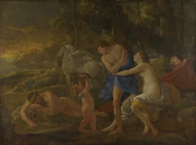 Cephalus a Aurora, kolem 1630 od Nicolas Poussin