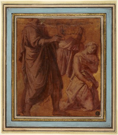 Christus und die Ehebrecherin od Nicolas Poussin