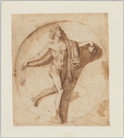 Taneční hlasatel Bakcha od Nicolas Poussin
