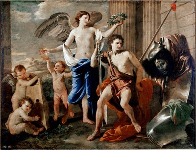 Davidův triumf. Obraz Nicolase Poussina od Nicolas Poussin