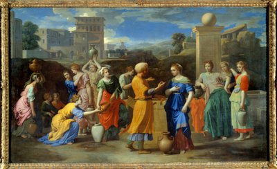 Eliezer a Rebecca od Nicolas Poussin