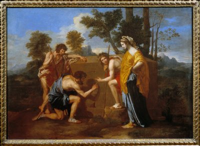 Et in Arcadia ego nebo The Shepherds of Arcadia od Nicolas Poussin