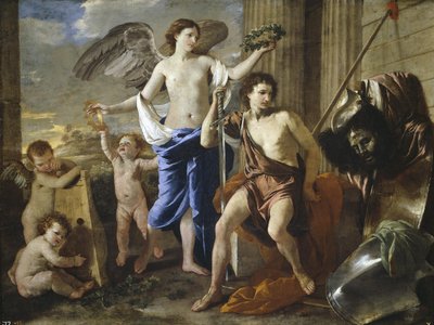 Davidův triumf od Nicolas Poussin