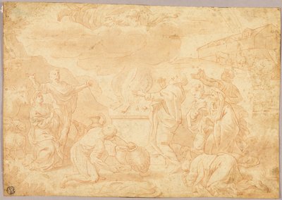 Noemova oběť od Nicolas Poussin