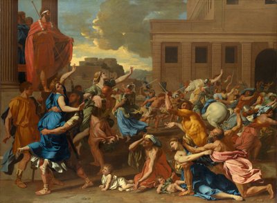 Loupež žen Sabine od Nicolas Poussin