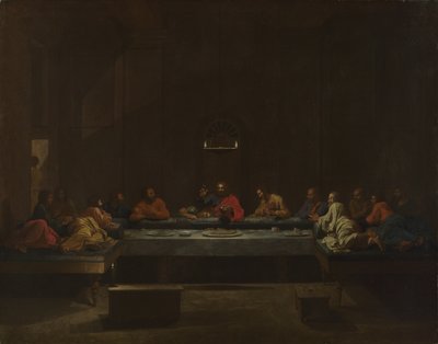 Sedm svátostí: Eucharistie, cca 1637-1640 od Nicolas Poussin
