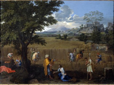 Léto nebo Ruth a Boaz od Nicolas Poussin
