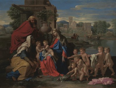Svatá rodina od Nicolas Poussin