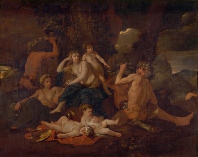 The Infancy of Bacchus, c.1630 od Nicolas Poussin