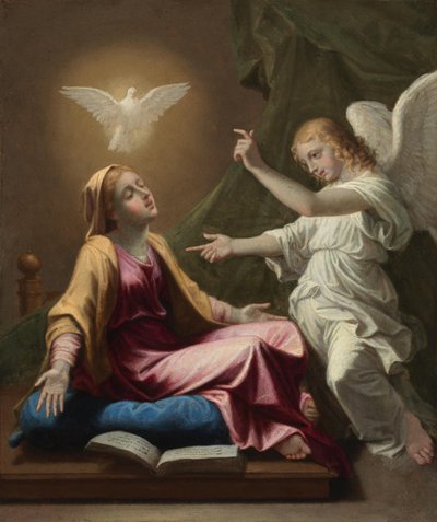 Zvěstování od Nicolas Poussin