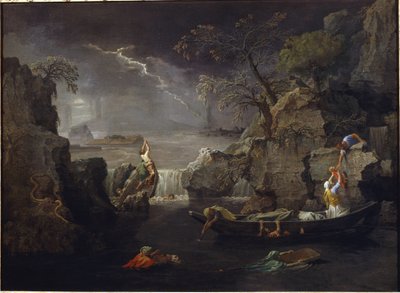 Zima nebo záplava od Nicolas Poussin