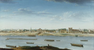 Přístav Saint-Bernard z pohledu od Arsenalu od Nicolas Raguenet