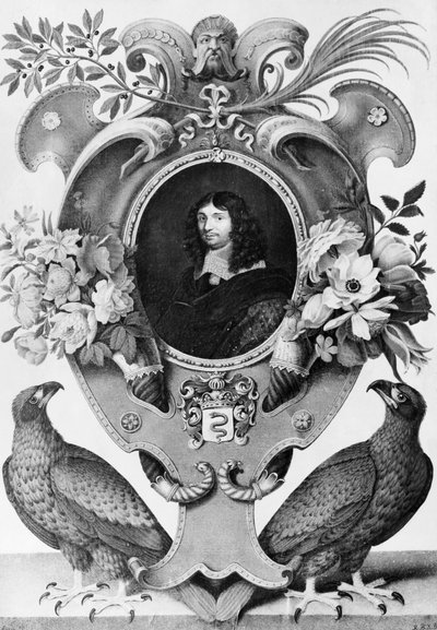 Portrét Jean-Baptiste Colberta (1619-1683), francouzského státníka, rytina Nicolase Roberta (1614-1685) od Nicolas Robert