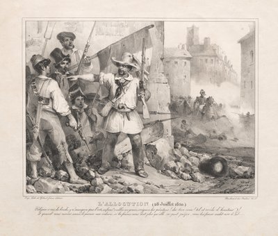 Příděl (28. července 1830) od Nicolas Toussaint Charlet