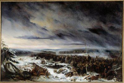 Epizoda ruského ústupu od Nicolas Toussaint Charlet