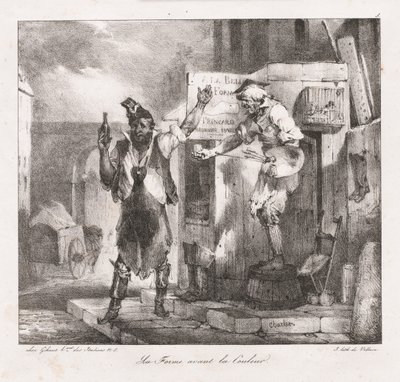 Litografické skici od Charleta: Forma před barvou od Nicolas Toussaint Charlet