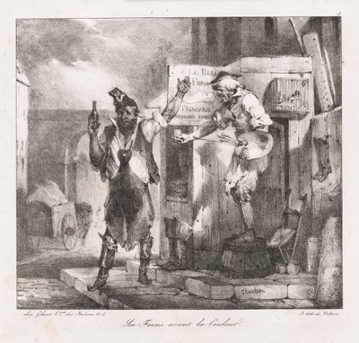 Lithographic Sketches by Charlet: Form before Color, 1823. od Nicolas Toussaint Charlet