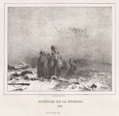 Morální a filozofická abeceda pro malé a velké děti: Miseries of War (1812) od Nicolas Toussaint Charlet