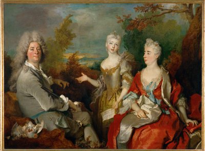 Rodinný portrét ... od Nicolas de (workshop) Largilliere