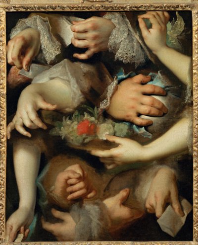 Studie rukou kolem roku 1715 ... od Nicolas de (workshop) Largilliere