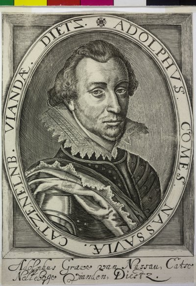 Hrabě Nassau-Siegen Adolf od Nicolas de Clerck