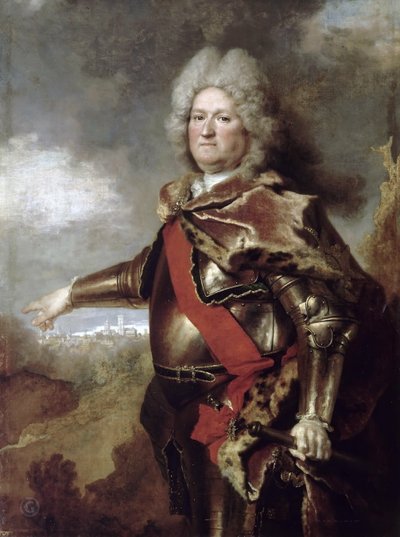 Antoine Le Prestre, hrabě z Puy-Vauban (1654-1731), guvernér města Béthune od Nicolas de Largillière