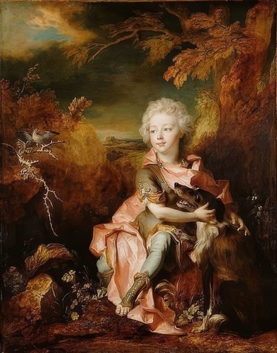 Portrét chlapce v kostýmu. Kolem 1710-1714 od Nicolas de Largillière