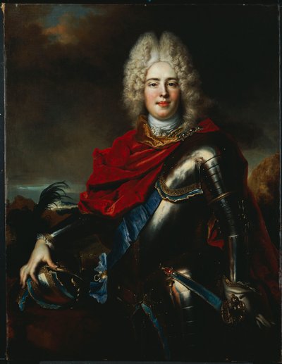 Portrét saského Fridricha Augusta II od Nicolas de Largillière