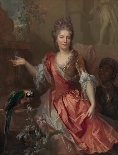 Portrét ženy, možná Madame Claude Lambert de Thorigny..., 1696. od Nicolas de Largillière