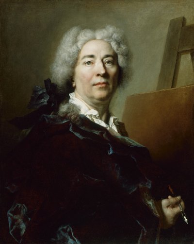 Autoportrét, kolem roku 1725 od Nicolas de Largillière