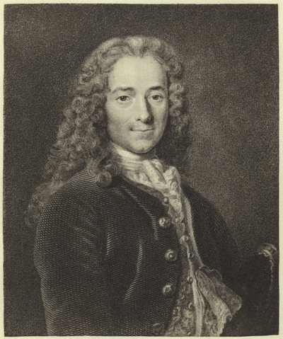 Voltaire (fotogravírování) od Nicolas de Largillière