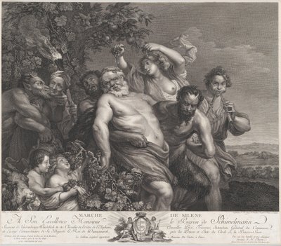 Triumf Silenus, 1775-78., 1775-78. od Nicolas de Launay