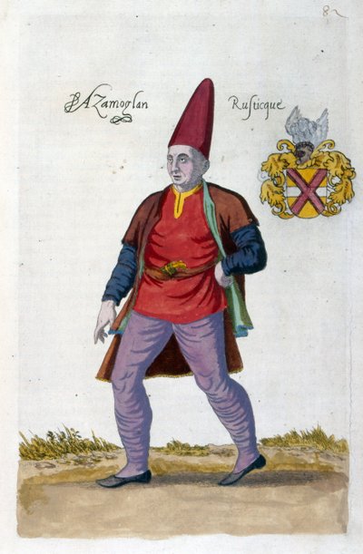 Turecký muž (ilustrace) od Nicolas de Nicolay
