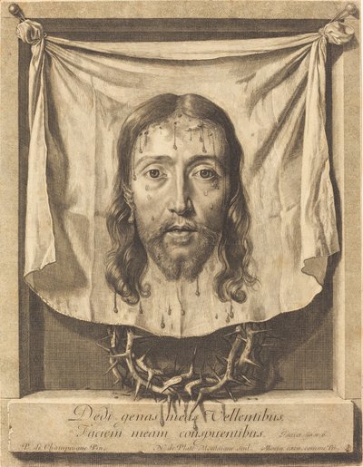 Závoj svaté Veroniky od Nicolas de Plattemontagne after Philippe