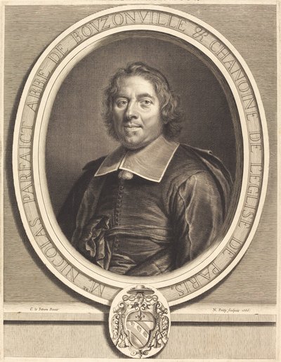 Nicholas Dokonalý od Nicolas de Poilly after Claude Lefebvre