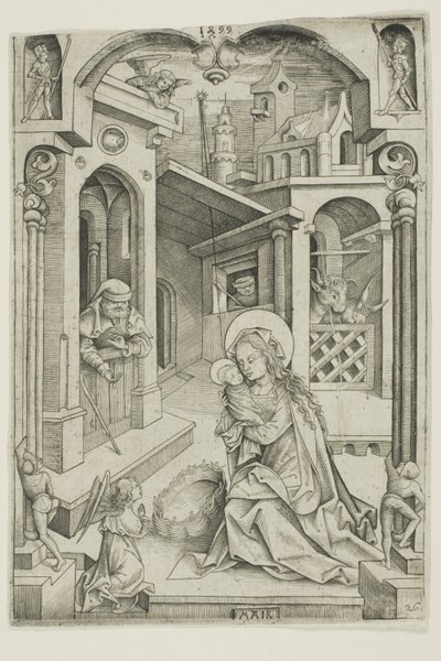 Narození Páně od Nicolaus Alexander Mair von Landshut