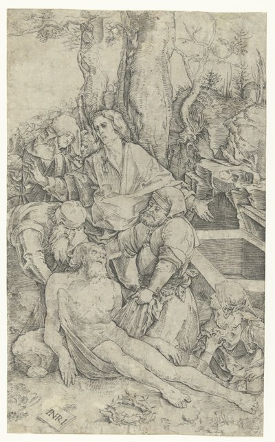 Pohřeb Krista od Nicoletto da Modena (attributed to)