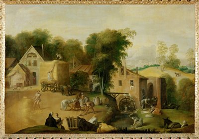 Le vannage du grain - Oddělování zrna od plev ... od Nicolò dell