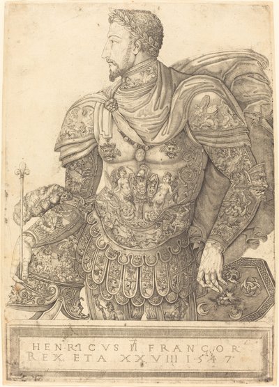 Francouzský Jindřich II od Nicolo della Casa